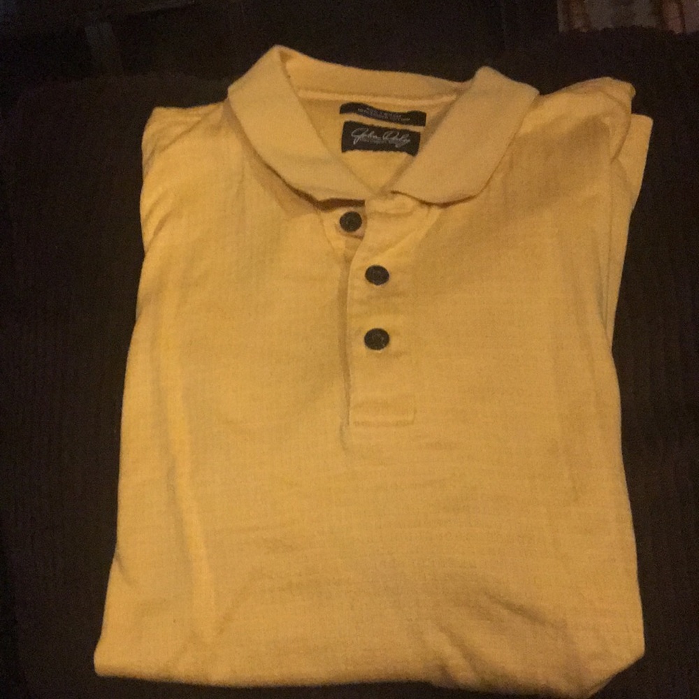 UNISEX Gold/Yellow Button Up